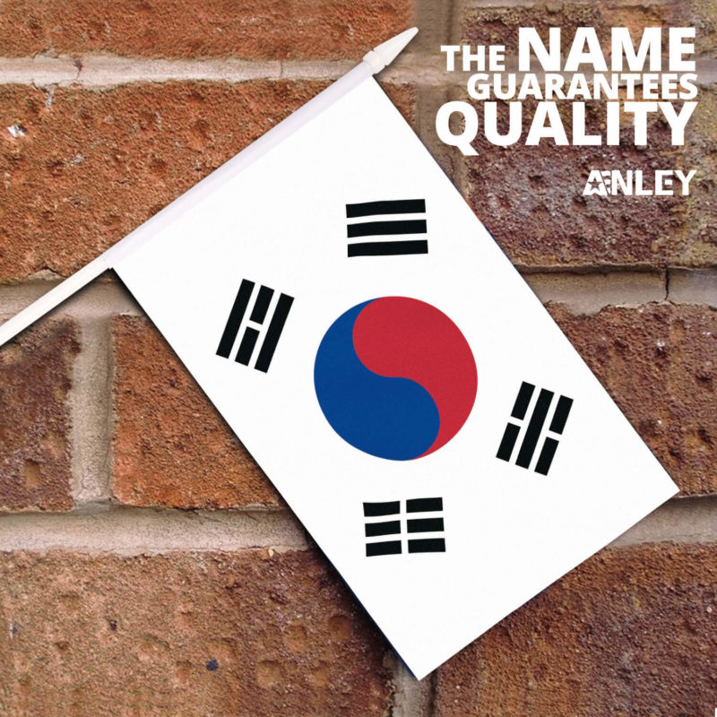 Korea Stick Flags 5x8 inch (Pack of 12) - Image 2