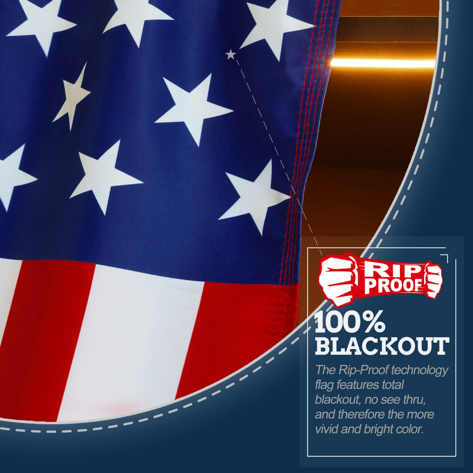 Rip-Proof Technology Double Sided 3x5 Foot American US Flag