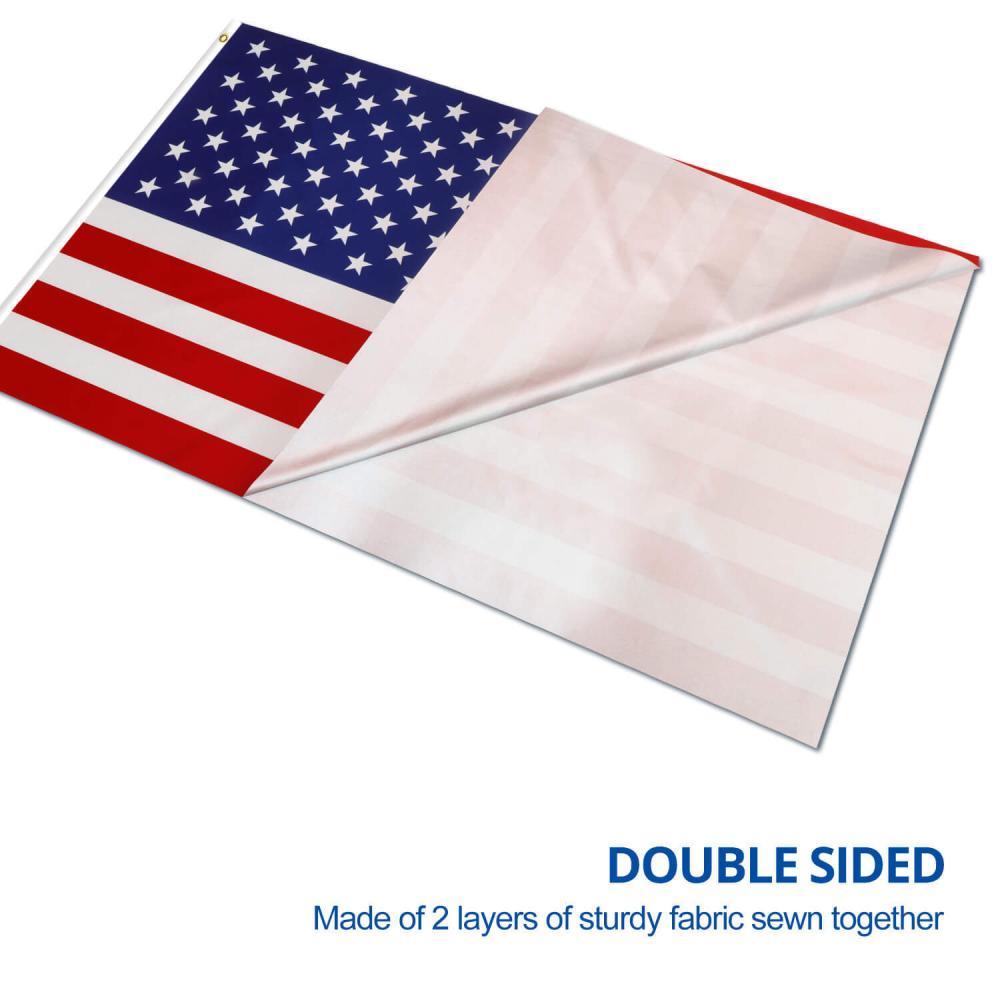 DualPlus 2Ply Double Sided 3x5 Foot American US Flag Anley Flags