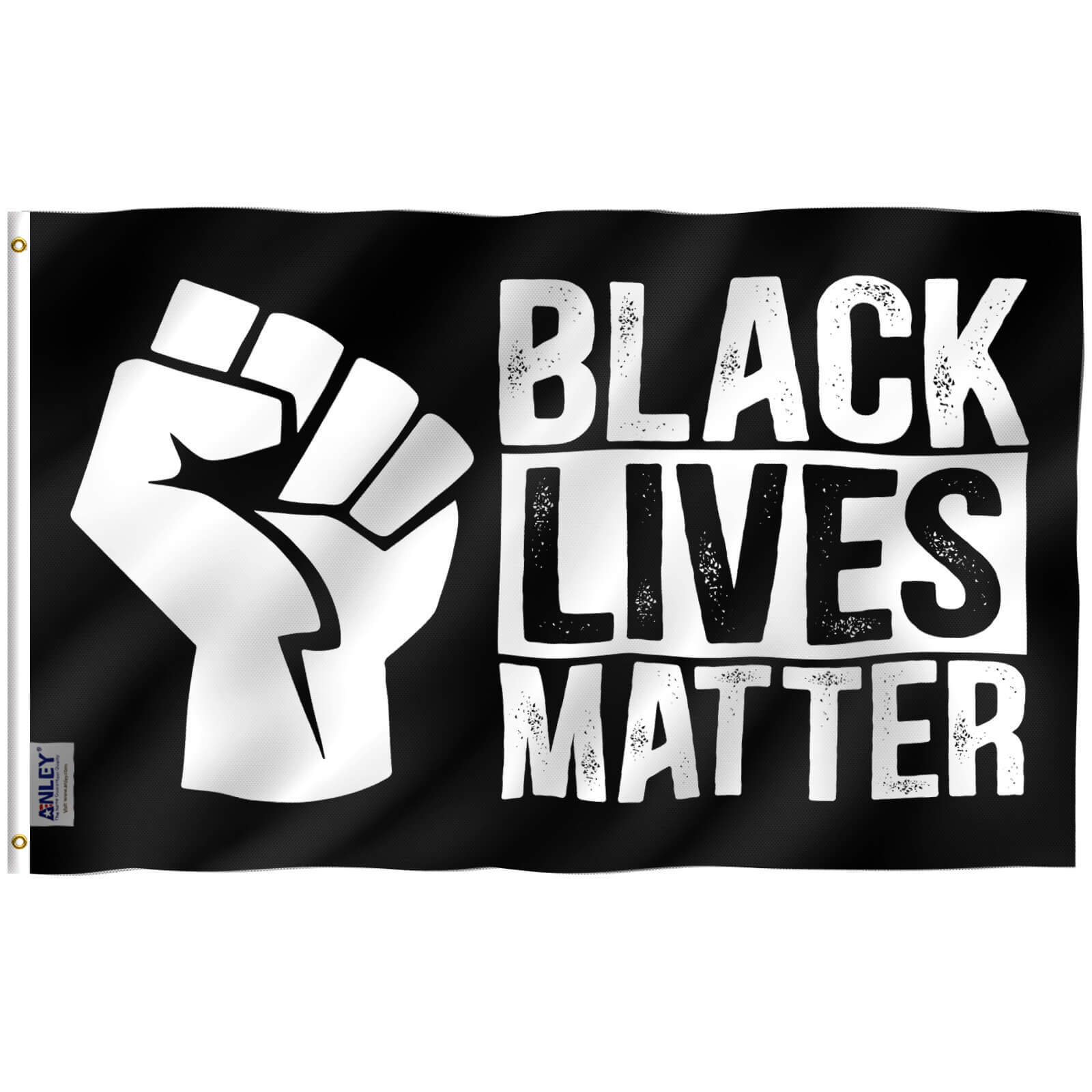Black Lives Matter Names Flag 3x5ft BLM Fist Protest Flag Say Their Names