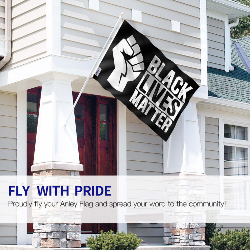 Fly Breeze 3x5 Foot Black Lives Matter Fist Flag - Image 2