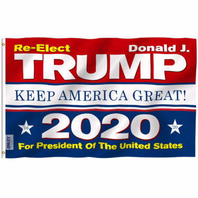 Re-Elect Donald J Trump No More Bullshit 2020 3x5 Flag MAGA KAG 5x3 Banner 