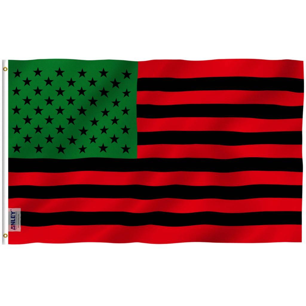 Fly breeze 3x5 foot afro american flag anley flags