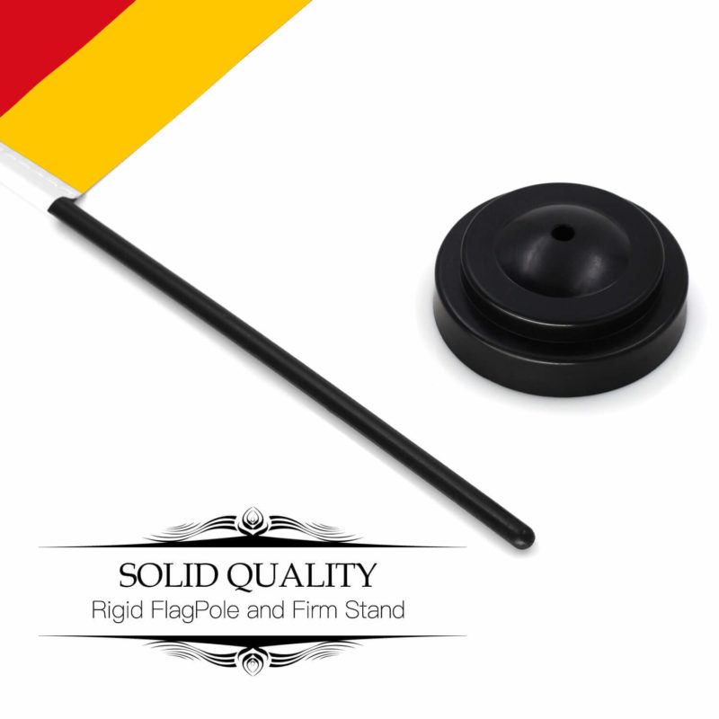 Germany Deluxe Desk Flag Set - 6 x 4 Inch - Image 6