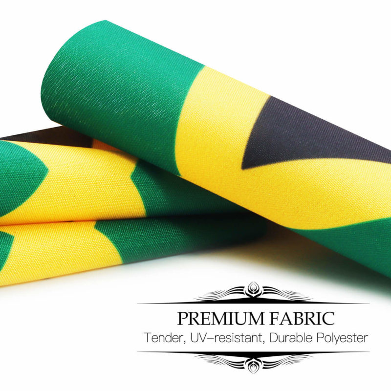 Jamaica Deluxe Desk Flag Set - 6 x 4 Inch - Image 5