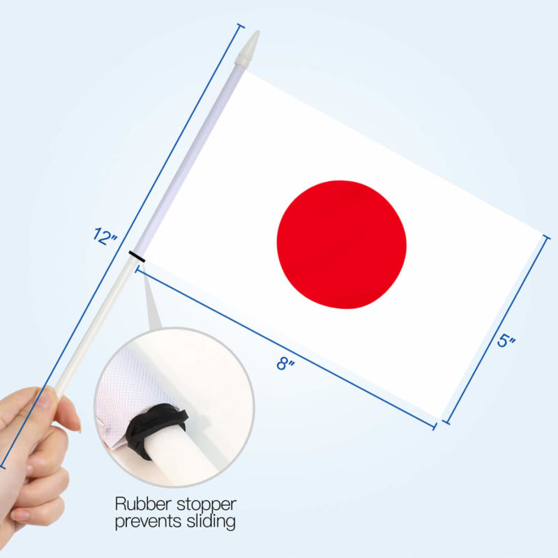 Japan Stick Flags 5x8 inch (Pack of 12) - Image 4