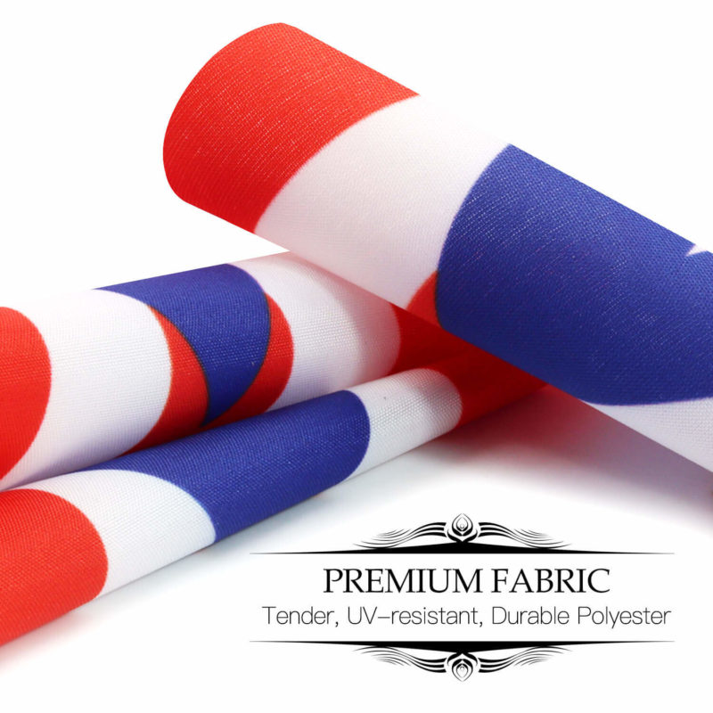 Puerto Rico Deluxe Desk Flag Set - 6 x 4 Inch - Image 5