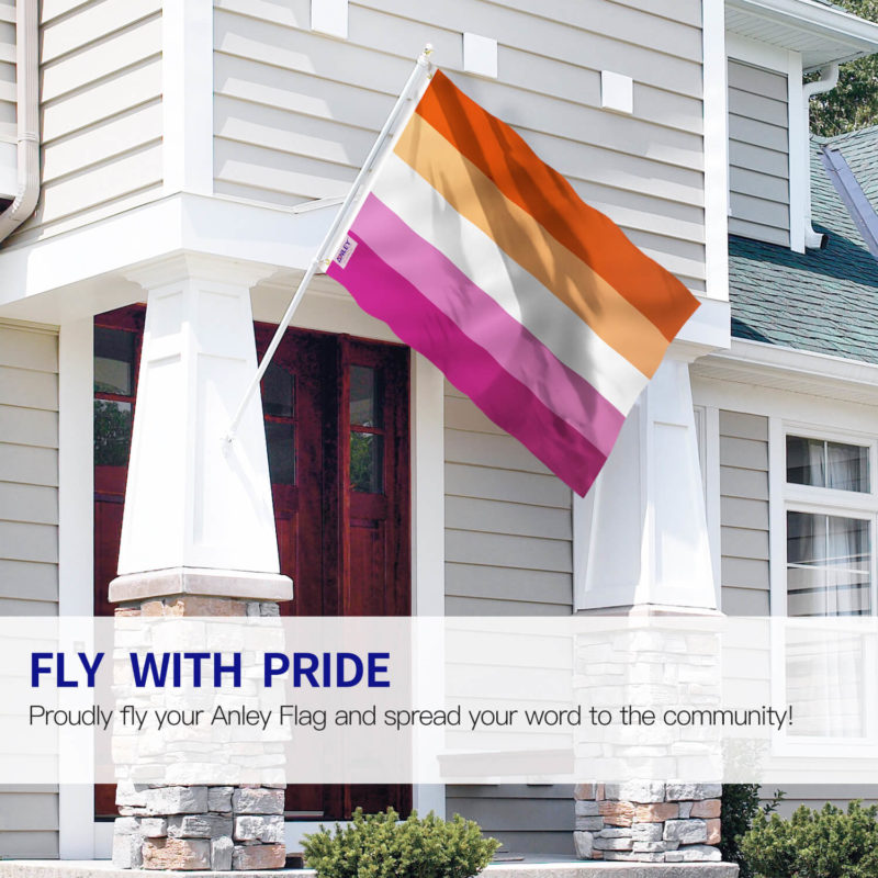 Fly Breeze 3x5 Foot Sunset Lesbian Pride Flag - Image 2