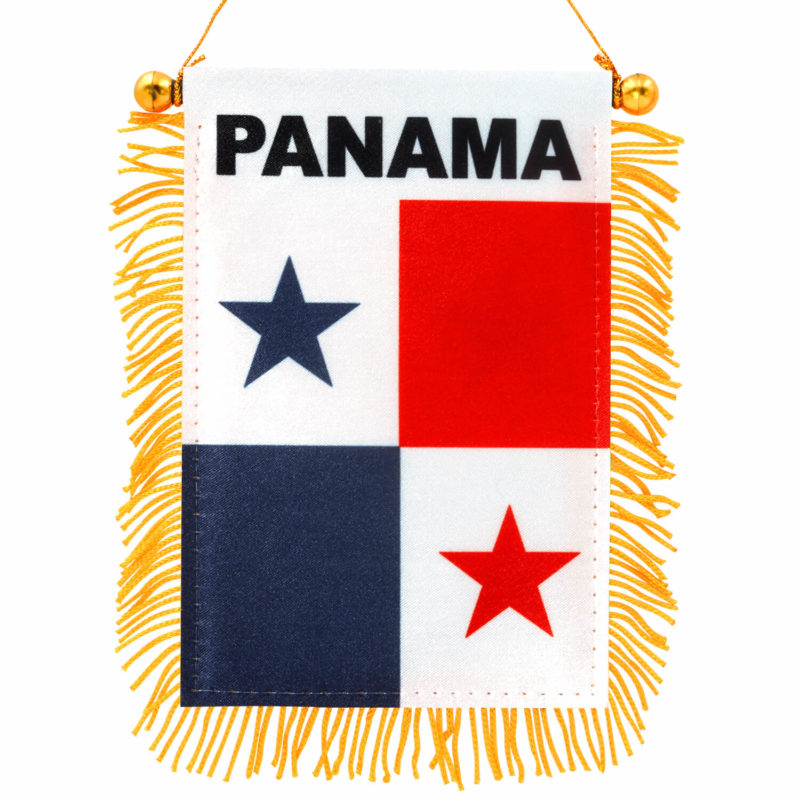 Panama Window Hanging Flag 4 X 6 Inch
