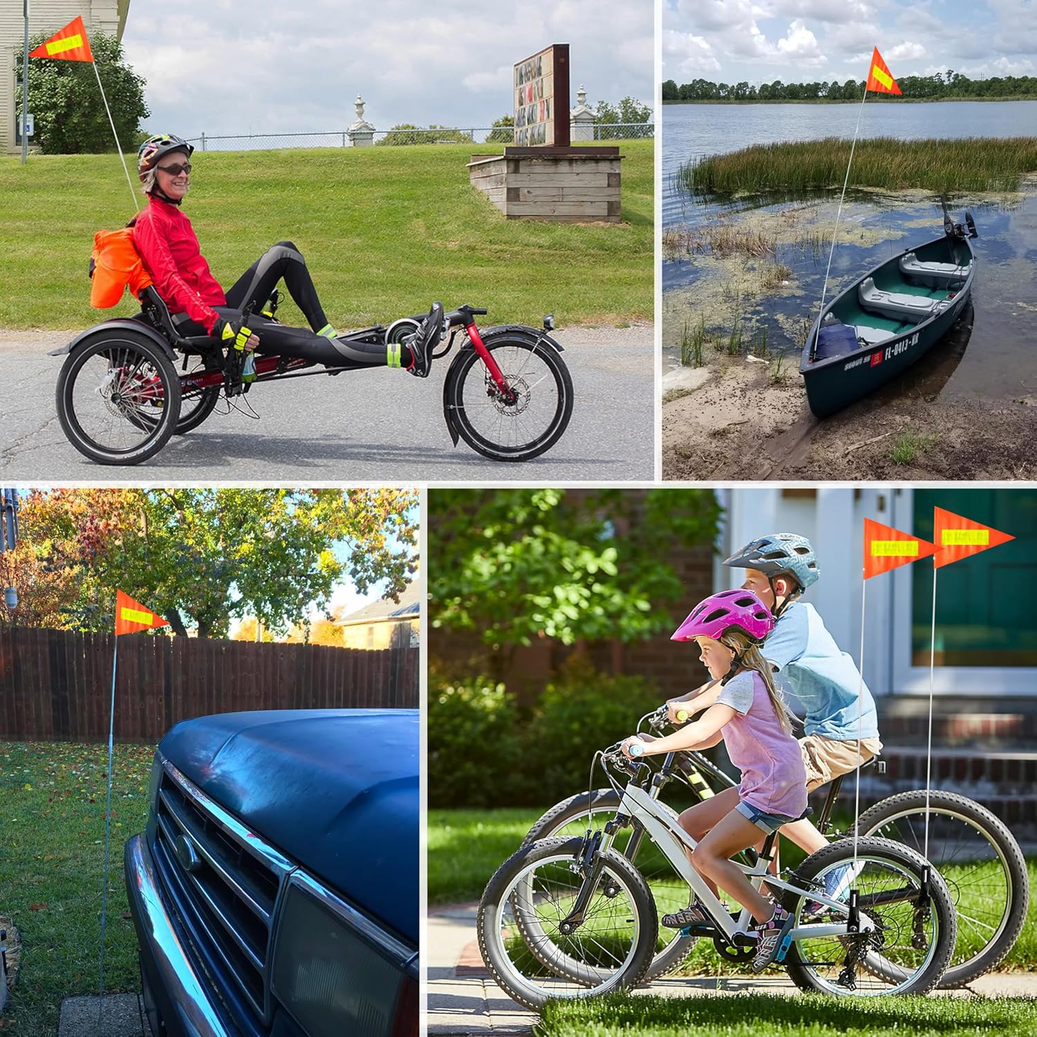 6Ft Bike Safety Flag