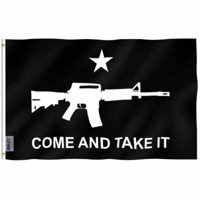 Fly Breeze 3x5 Foot M-4 Gonzales Come and Take It Flag (Black)