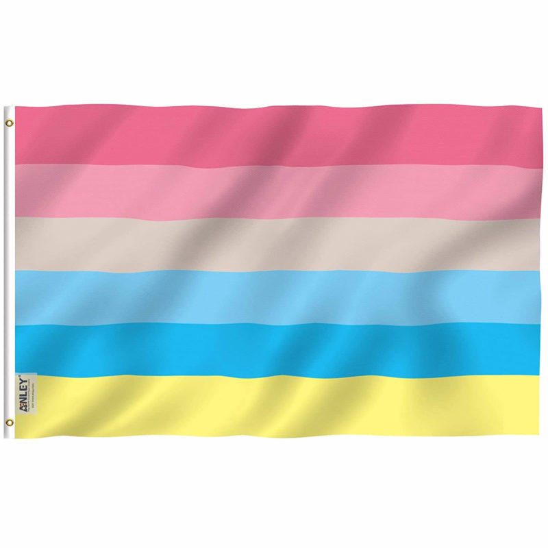 Fly Breeze 3x5 Foot Genderflux Pride Flag