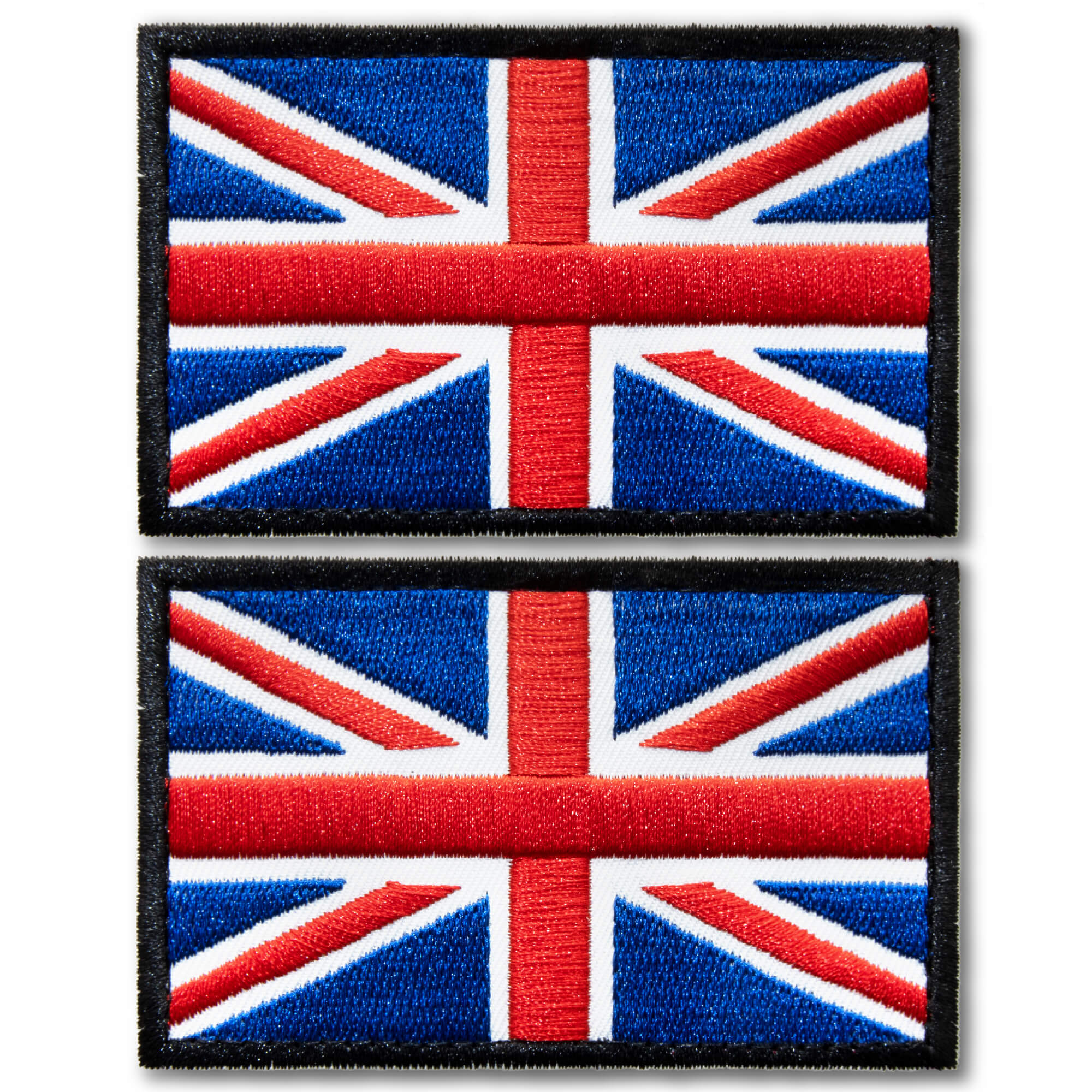 UNITED KINGDOM FLAG 2 1/2" Iron On Embroidered Patch UK 