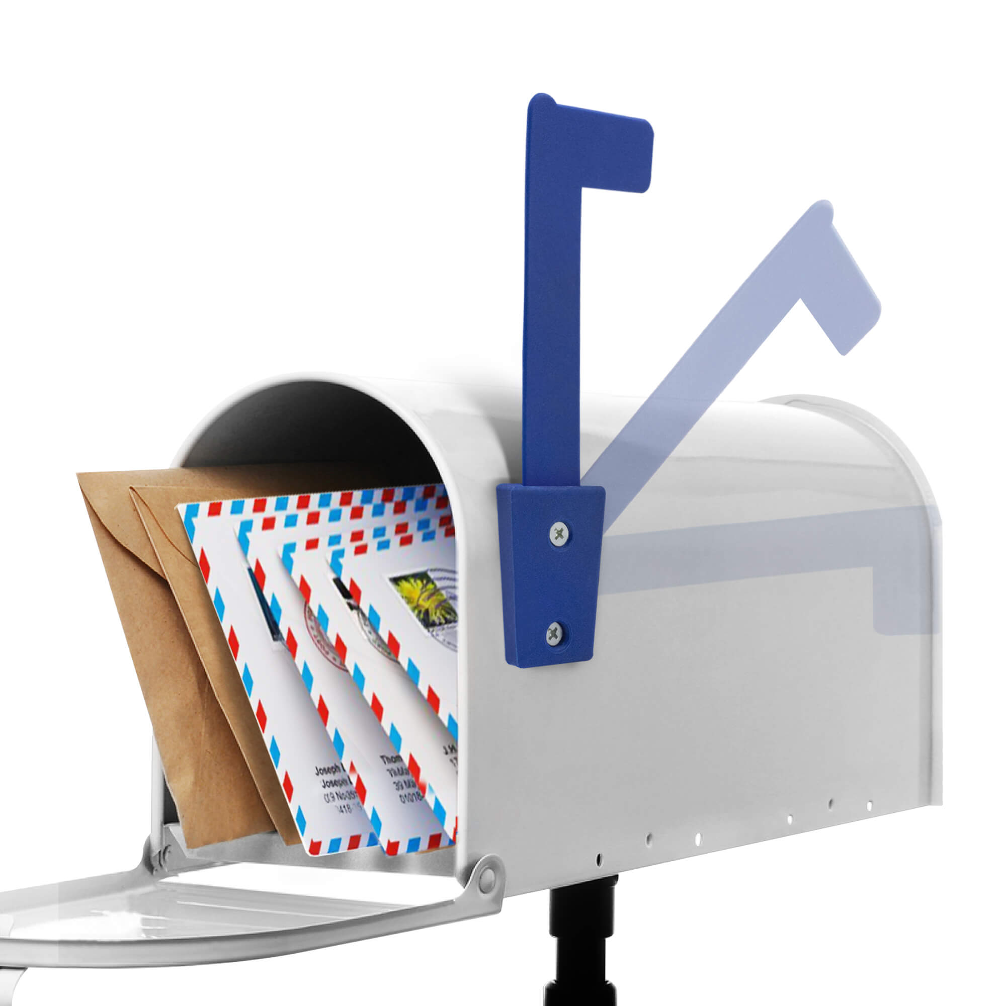 Anley Universal Outgoing Mail Mailbox Flag for Brick, Wood, Metal