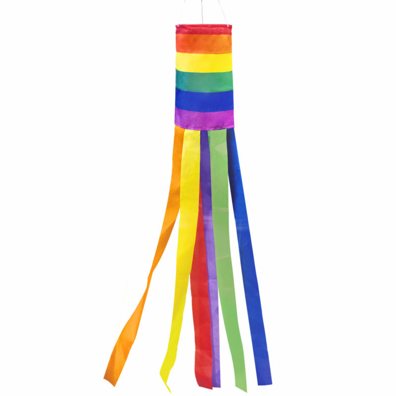 40 Inch Rainbow Column Windsock