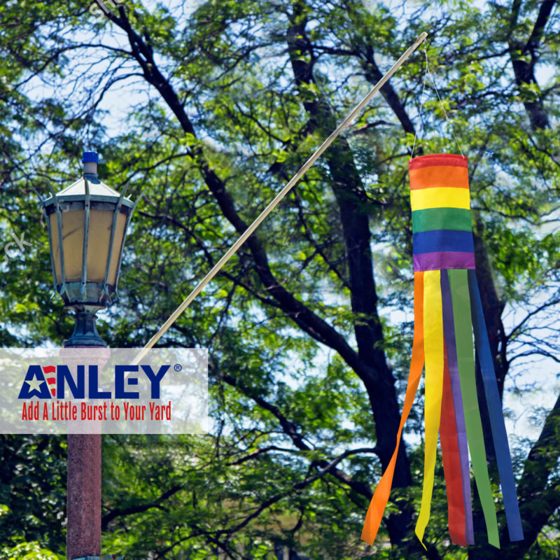 40 Inch Rainbow Column Windsock - Image 2