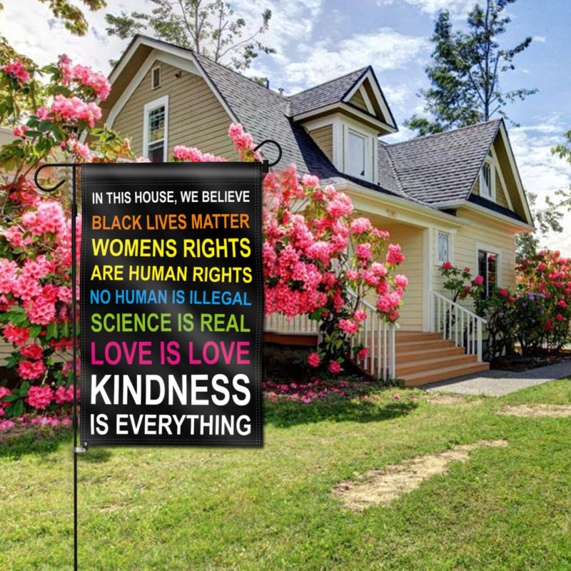 In This House We Believe Decorative Garden Flags -18 x 12.5 Inch - Image 4