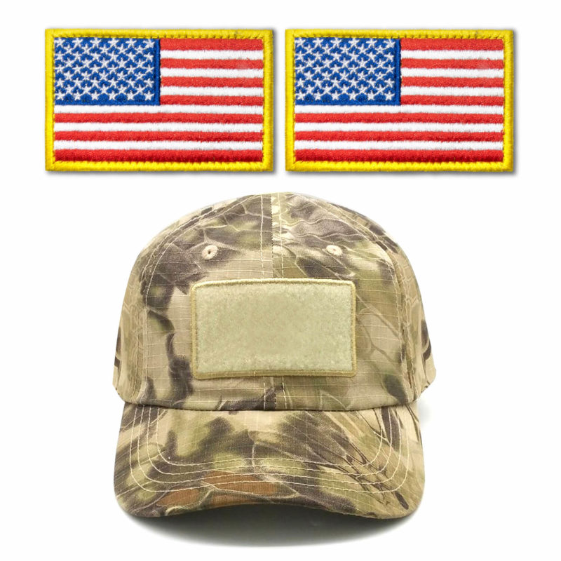 Tactical USA Flag Embroidered Patches (2 Pack) - 2"x 3" - Image 5