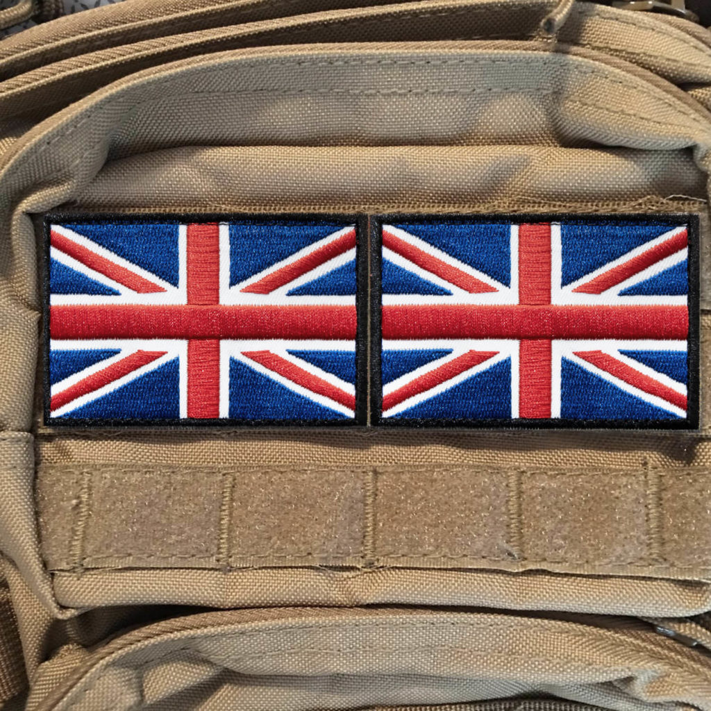 Anley Canadian Flag Patch – 2er-Pack, 5,2x8 Cm, Bestickt, Mit Klettverschluss