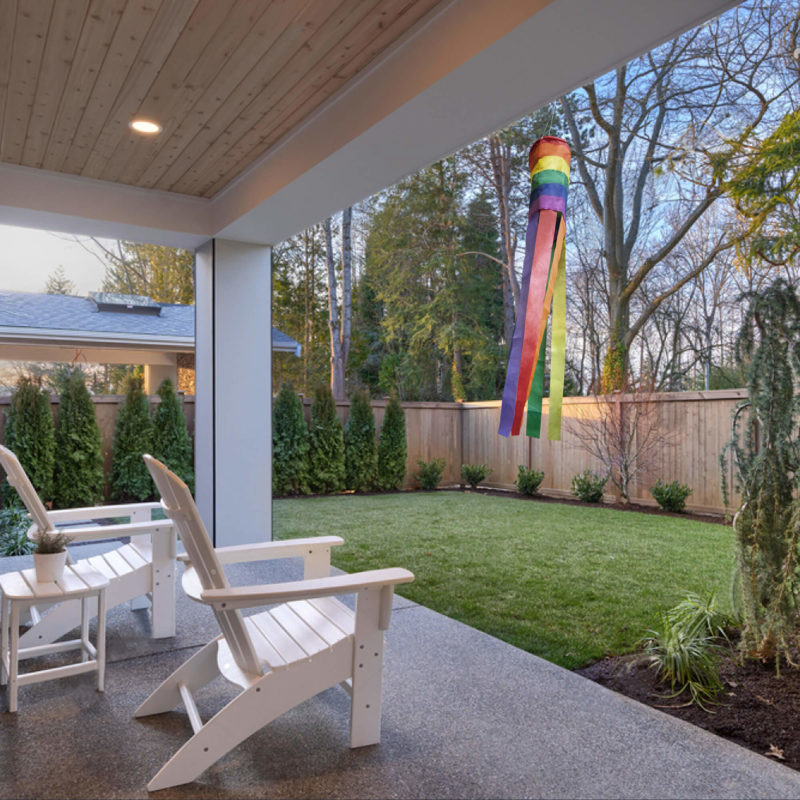 40 Inch Rainbow Column Windsock - Image 7