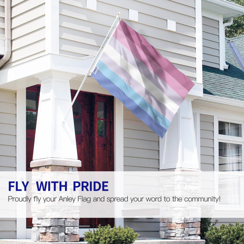 Fly Breeze 3x5 Foot Bigender Pride Flag - Image 2