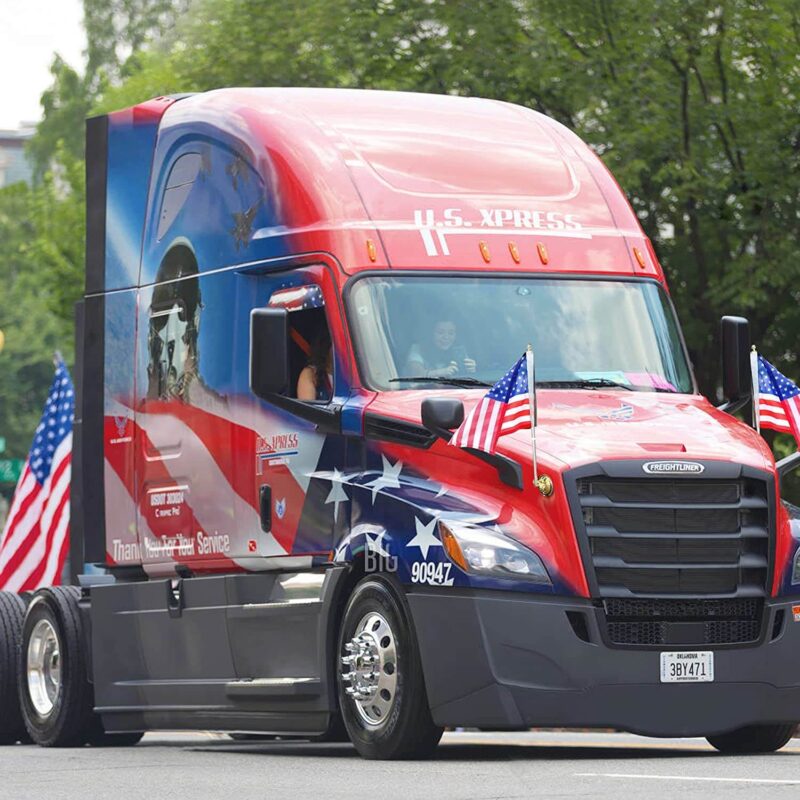 Diplomat USA Car Flag & Flagpole