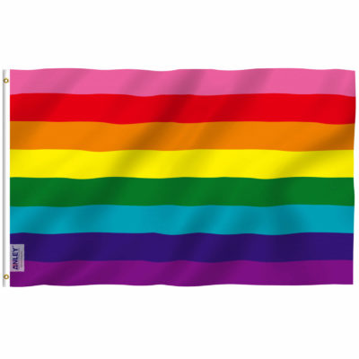 Fly Breeze 3x5 Foot Original 8 Stripe Rainbow Flag