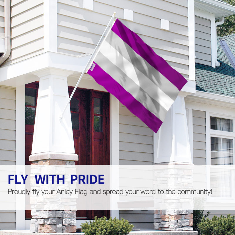 Fly Breeze 3x5 Foot Greysexual Pride Flag - Image 2