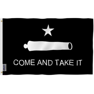 Fly Breeze 3x5 Foot Come And Take It Flag (Black)