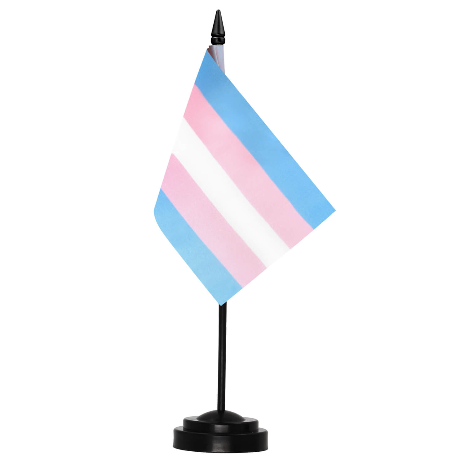 Transgender Deluxe Desk Flag Set - 6 x 4 Inch