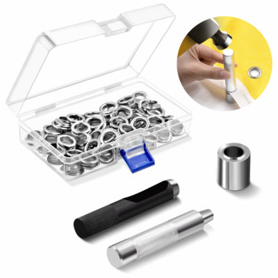 1/2" Grommet Tools Kit - Handheld Hole Cutter & Punch Tool