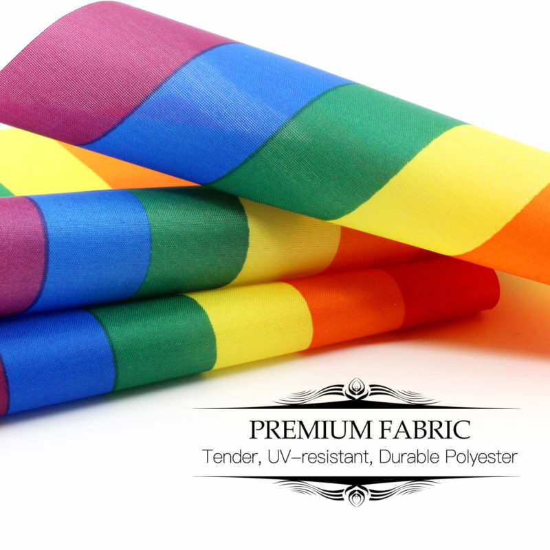 Rainbow Desk Flag Set - 6 x 4 Inch - Image 5