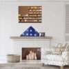 Anley Custodia Per Bandiera Americana Piegata - Busta In Vinile Con Cerniera Per Bandiera Memoriale 5'x9.5' - Proteggi E Conserva