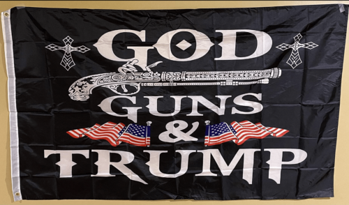 Fly Breeze 3x5 Foot God Guns and Trump Flag photo review