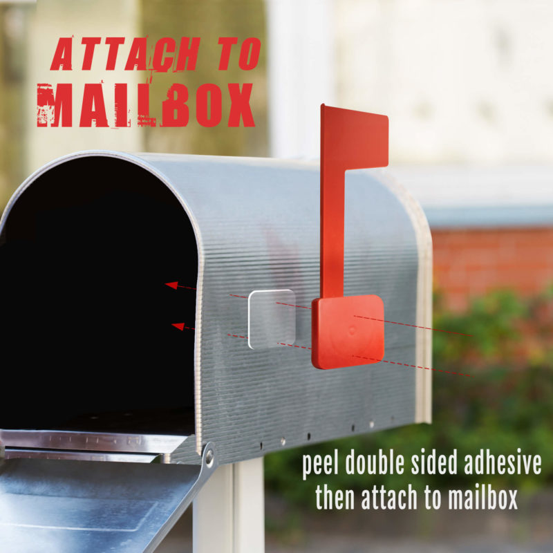 Universal Mailbox Flag - Adhesive Sticker Kit - Image 4