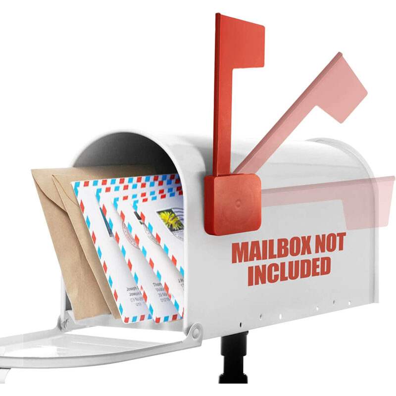 Universal Mailbox Flag - Adhesive Sticker Kit