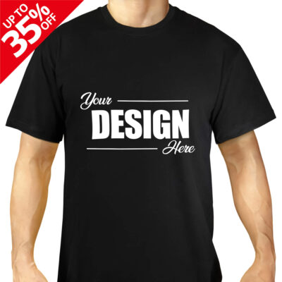 Custom T-shirt Black Personalized design logo