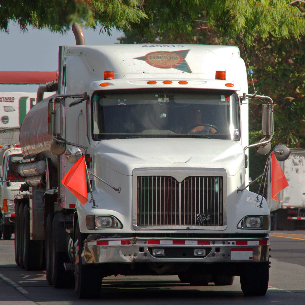 18x18 Inch Orange Warning Sign & Safety Flags for Truck, Trailer, Car