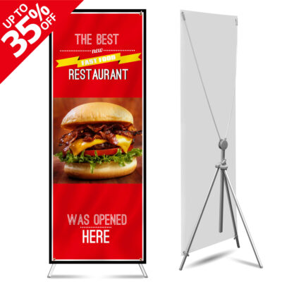 X stand banner