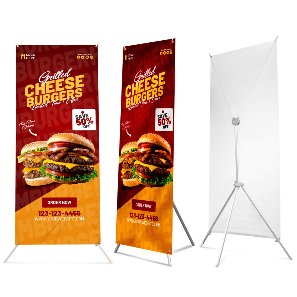 X-stand banner