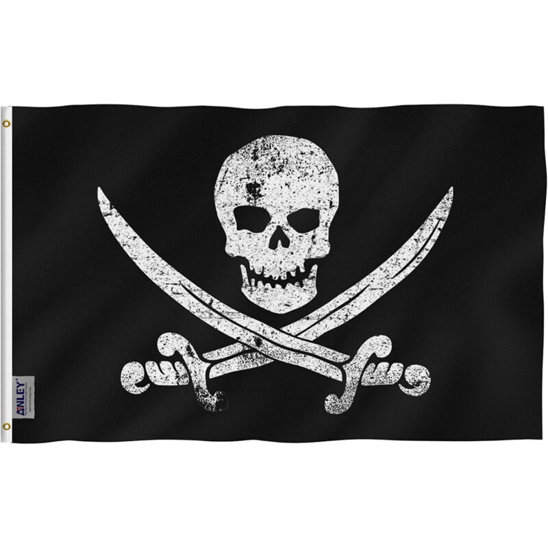 Jack Rackham Pirate Flag