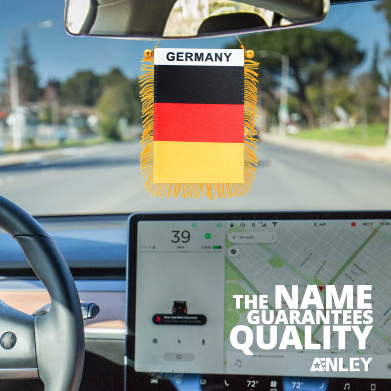 Germany Fringy Window Hanging Flag 4 X 6 Inch - Image 7