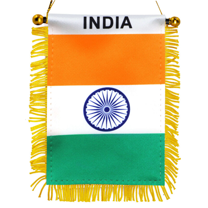 India Fringy Window Hanging Flag