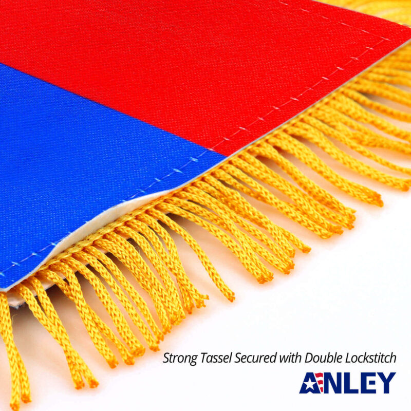 Philippines Fringy Window Hanging Flag 4 X 6 Inch - Image 2