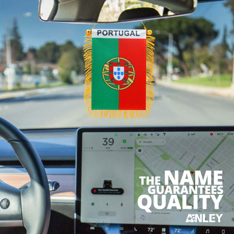 Portugal Fringy Window Hanging Flag 4 X 6 Inch - Image 7