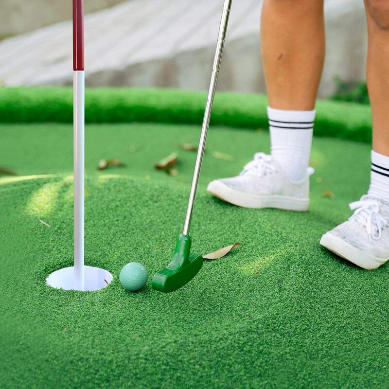 6 Ft Golf Flagsticks with Putting Cup Set - Image 7