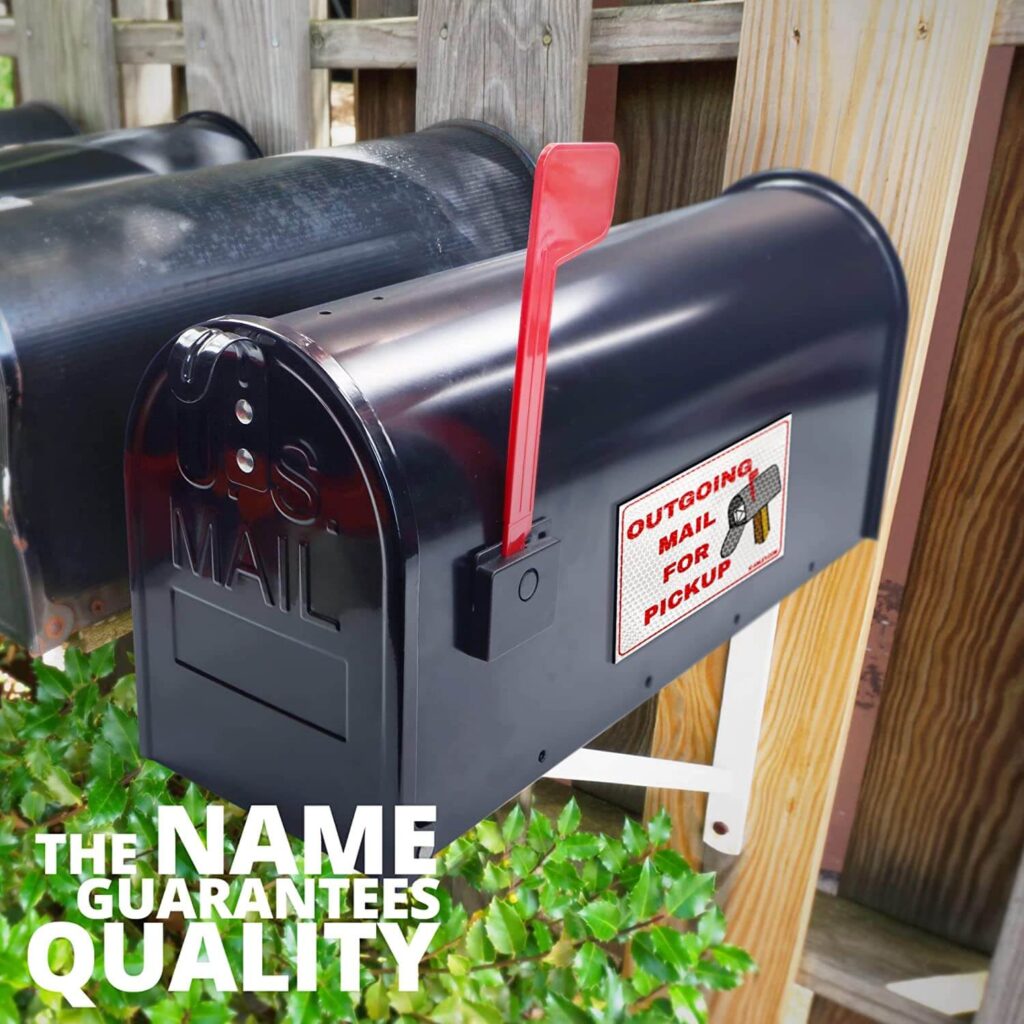 Mailbox Sign for Pickup 4x6 In (Pack of 3)