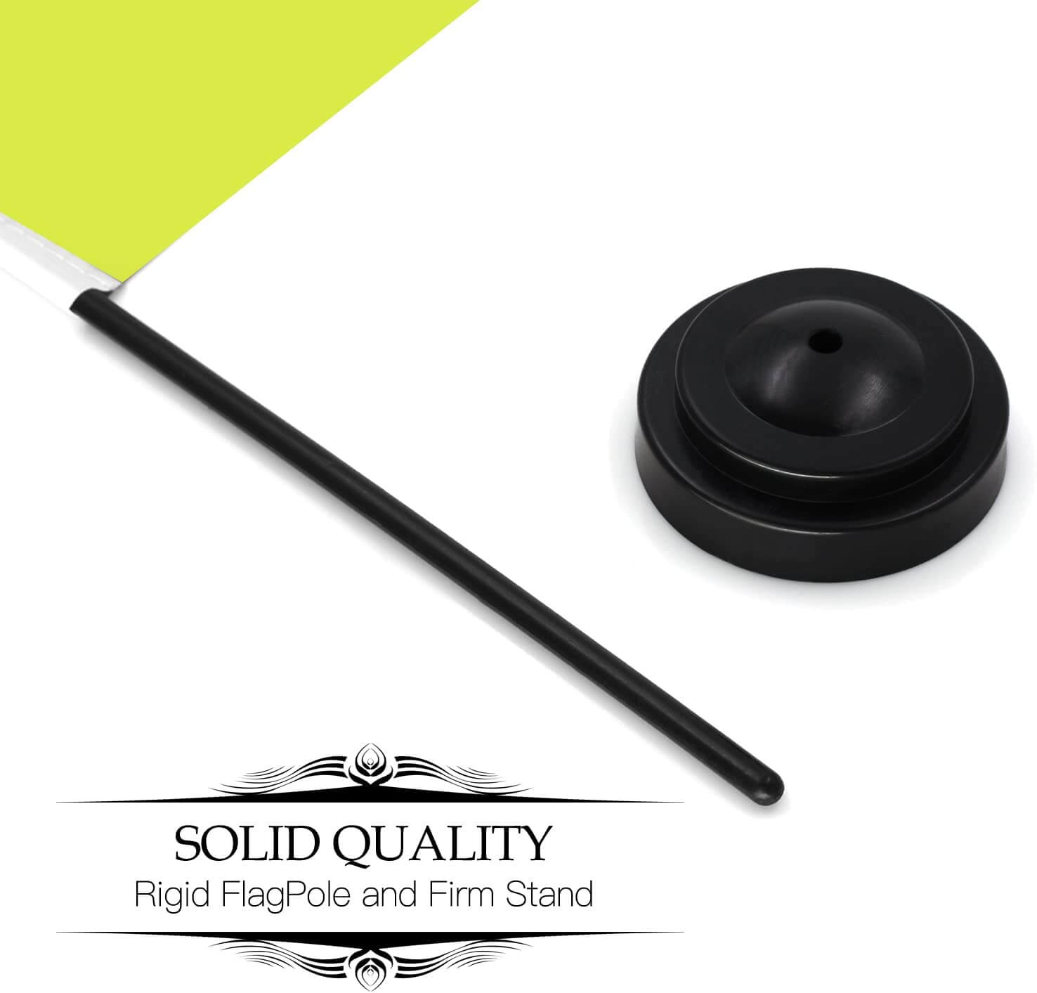 Ukraine Deluxe Desk Flag Set - 6 x 4 Inch - Image 2