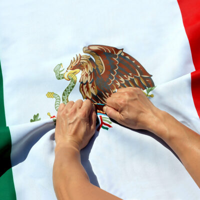 Rip-Proof Technology Double Sided 3-Ply Mexico Flag 3×5 Foot