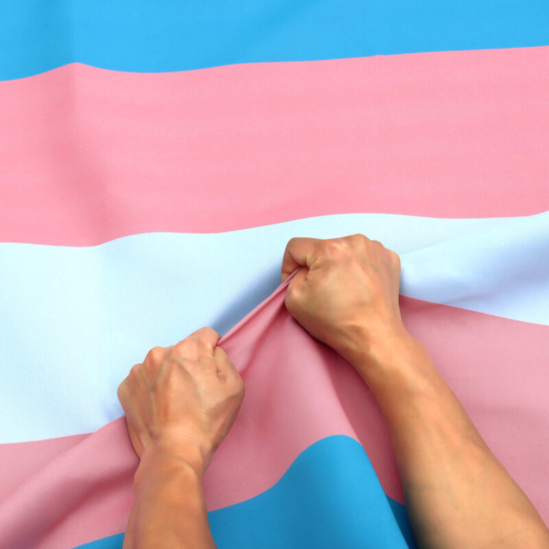 Rip-Proof Technology Double Sided 3-Ply Transgender Pride Flag 3×5 Foot